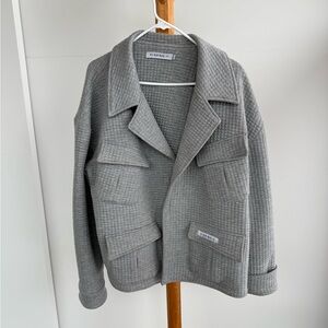 MY MUM MADE IT Gray Quilted Top
